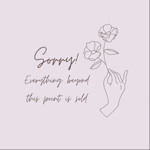 Sorry, everything beyond this point is sold!